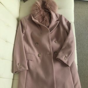 Pale Pink Topshop Coat